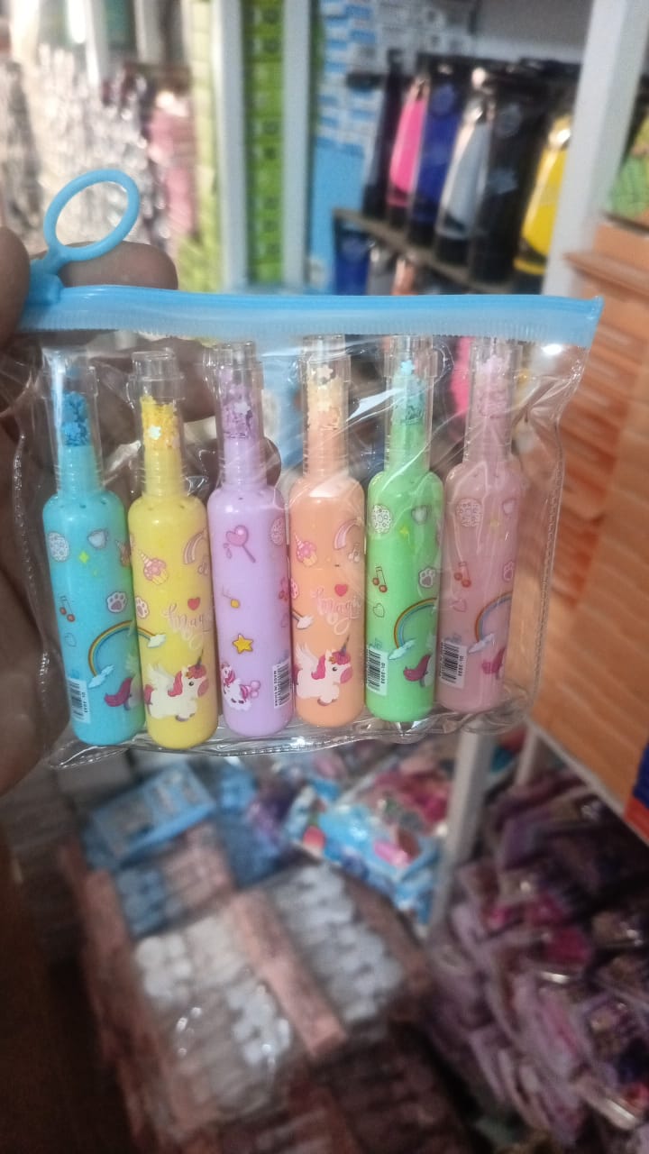 Cute Kromi Bottle Highlighters – Pack of 6