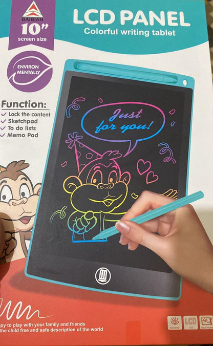 10″ LCD Writing Tablet for Kids | Drawing & Writing Pad