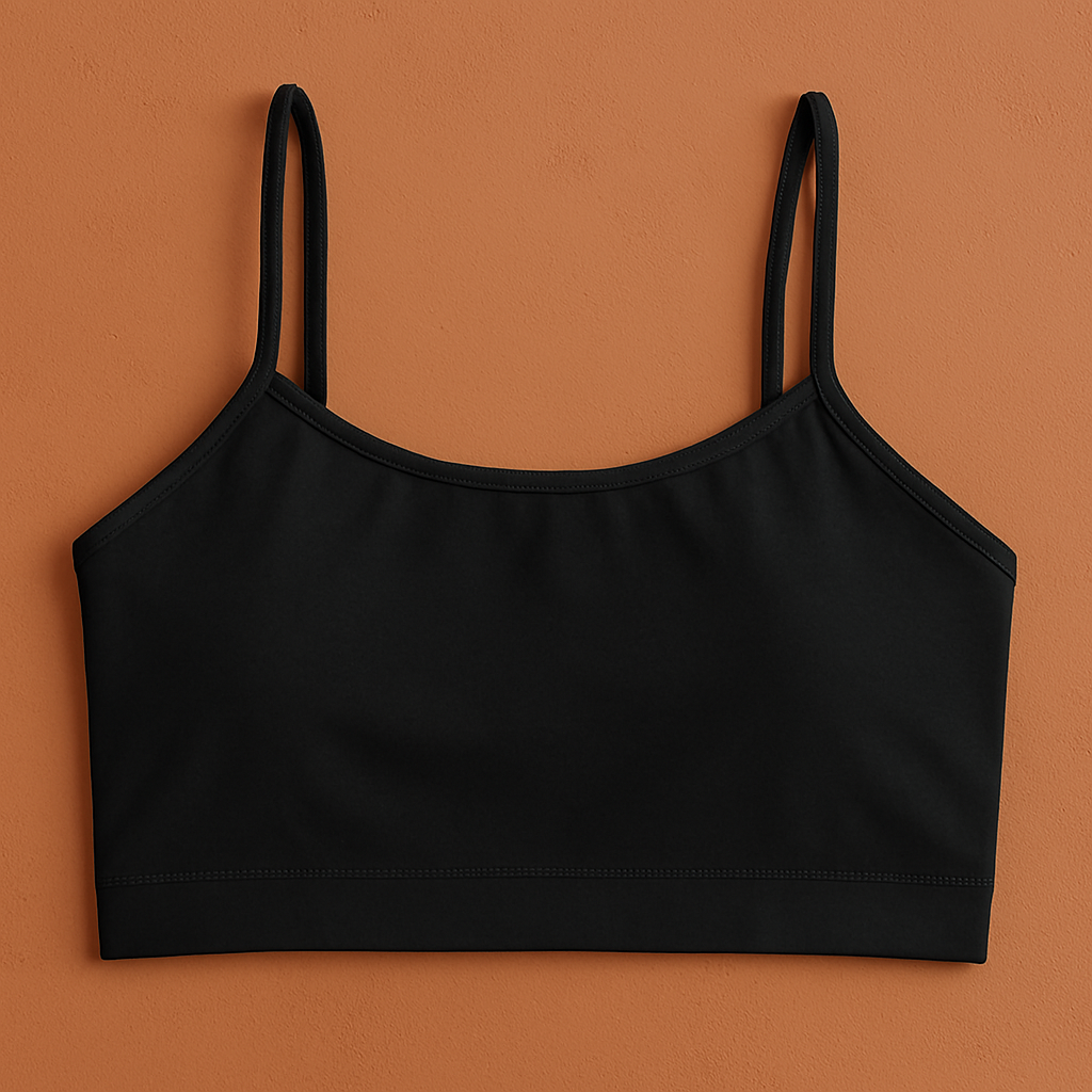 Teenagers’ Soft Malai Non-Padded Bra – Lightweight Daily Wear (Black)