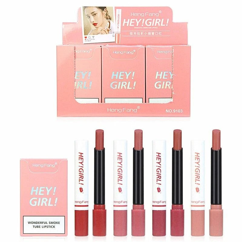 4-in-1 Trending Lipstick Set – Cigarette-Shaped Matte Lipsticks