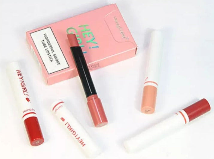 4-in-1 Trending Lipstick Set – Cigarette-Shaped Matte Lipsticks
