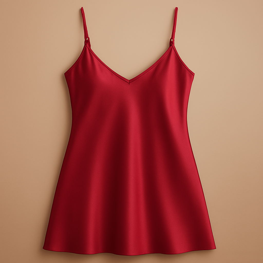 Women Satin Slip Dress | Sleeveless Camisole – Free Size