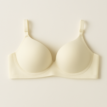 Cotton Light Padded Bra – Comfortable Everyday Wear (Beige)
