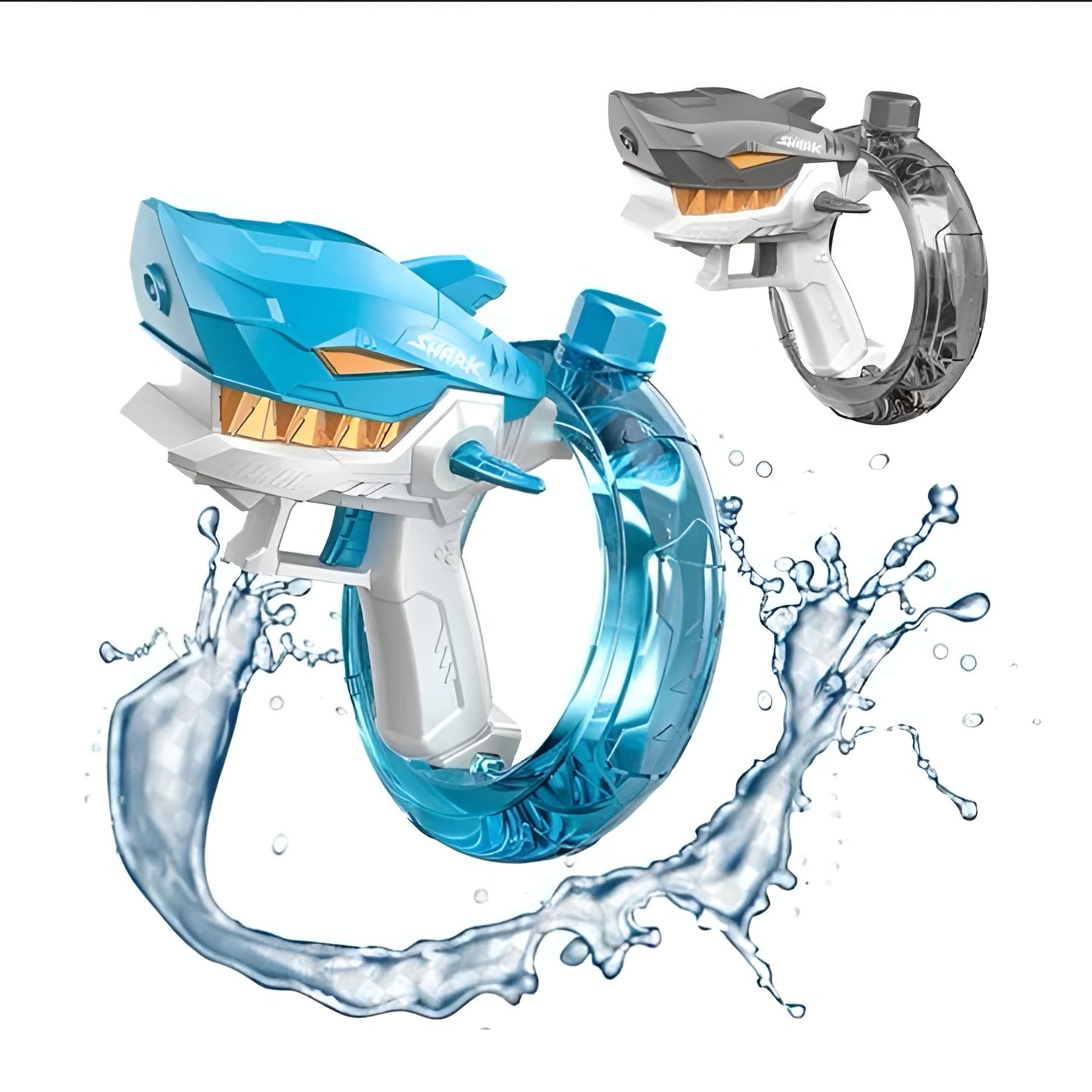 Rechargeable Shark Water Gun – Electric High Pressure Water Blaster