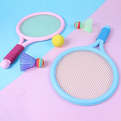 Kids Badminton & Tennis Racket Set – 2 Rackets, Ball & Shuttlecock