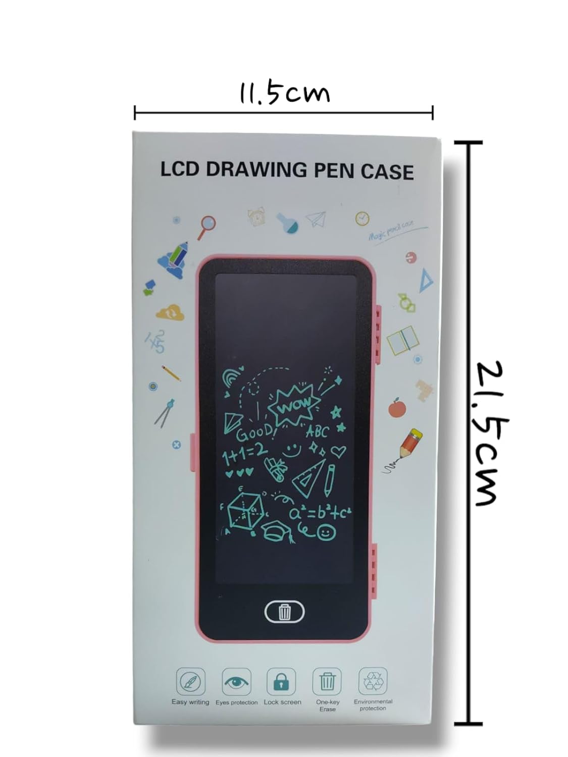 LCD Writing Tablet with Pen Case | Eye Protection & Lock Screen