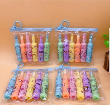 Cute Kromi Bottle Highlighters – Pack of 6
