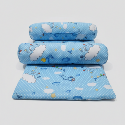 Baby Sleep Support Mattress & Bolster Pillow Set