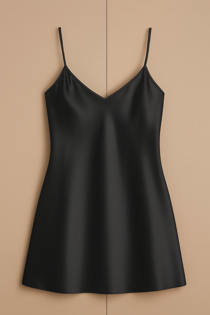 Women Satin Slip Dress | Sleeveless Camisole – Free Size