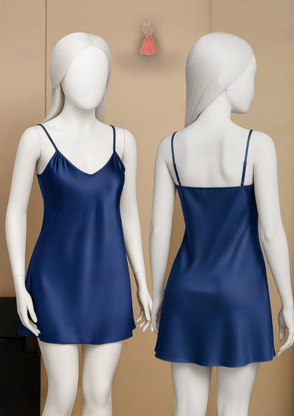 Women Satin Slip Dress | Sleeveless Camisole – Free Size
