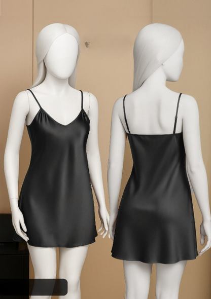 Women Satin Slip Dress | Sleeveless Camisole – Free Size