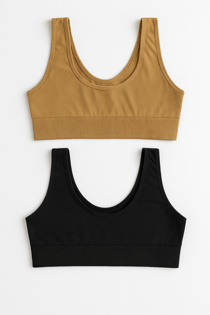 Women's Lycra Sports Bra Set