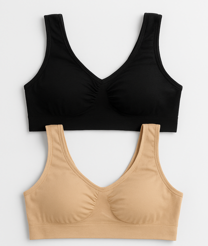 Women's Lycra Sports Bra Set