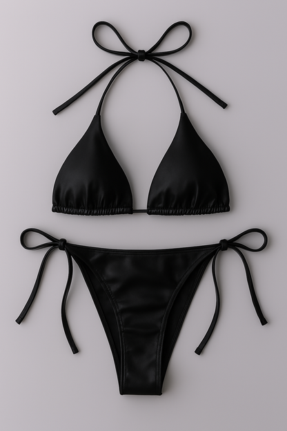 Stylish Women’s Bikini | Halter Neck & Adjustable Side Tie