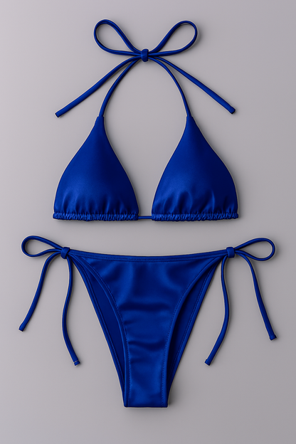 Stylish Women’s Bikini | Halter Neck & Adjustable Side Tie