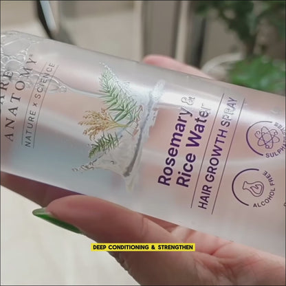 Rosemary & Rice Water Hair Growth Spray for Hair Growth & Thickness - 200 ml