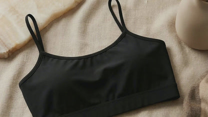 Teenagers’ Soft Malai Non-Padded Bra – Lightweight Daily Wear (Black)