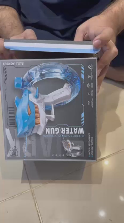 Rechargeable Shark Water Gun – Electric High Pressure Water Blaster